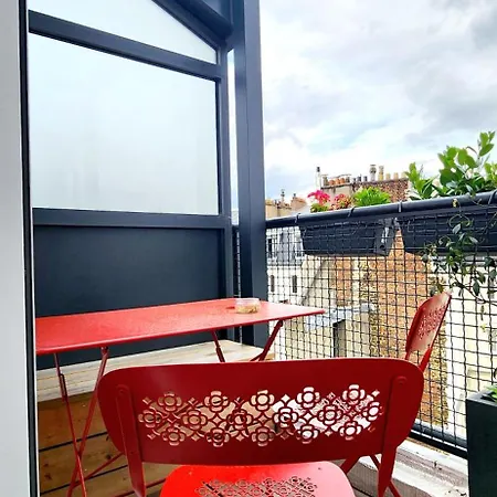 Luxury With View On Eiffel Tower&terrasse Appartement *